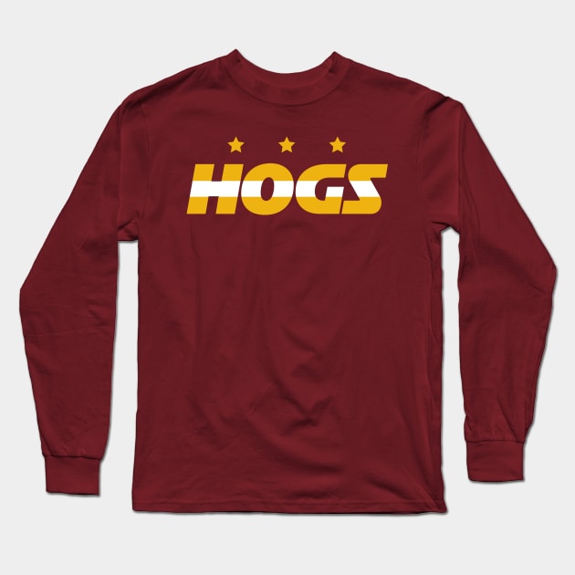 Washington Football Team Go Hogs Long Sleeve T-Shirt by stayfrostybro